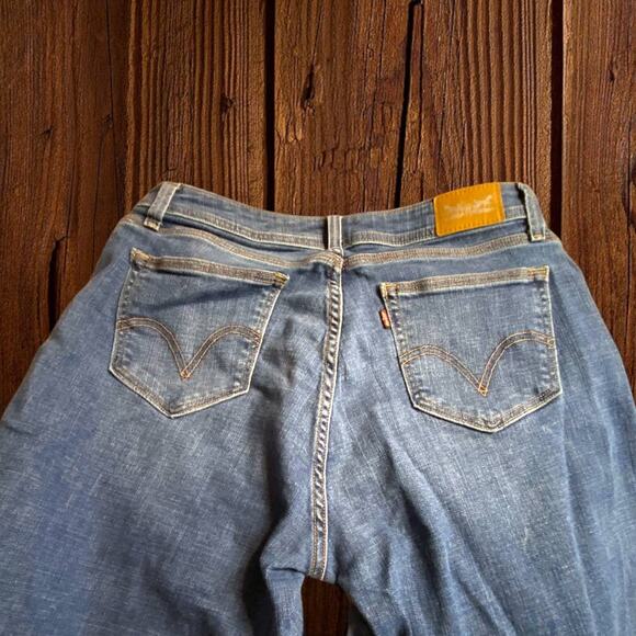 Levi's Curvy 549 Bootcut Denim Blue Jeans CW-2014 Size 12 - Picture 9 of 11